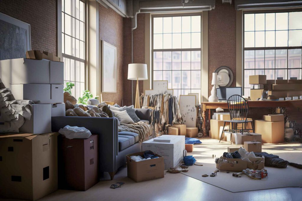 dreckige Wohnung